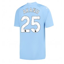 Manchester City Manuel Akanji #25 Hemmatröja 2023-24 Korta ärmar